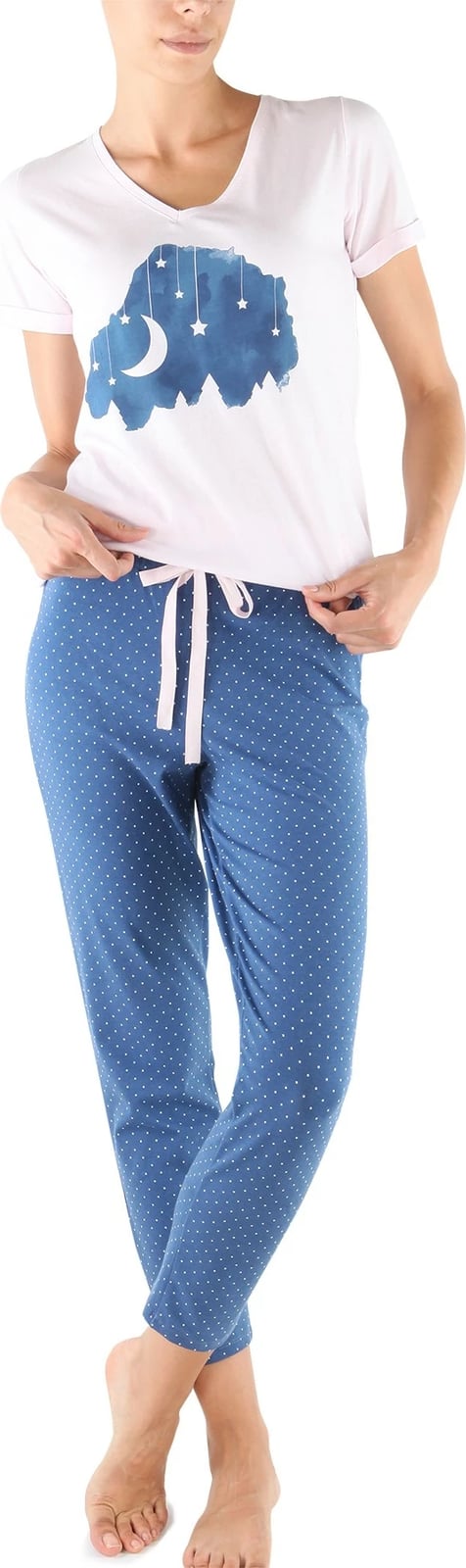 Set pizhamash për gra, ngjyrë rozë, Jumeon, 002-000222