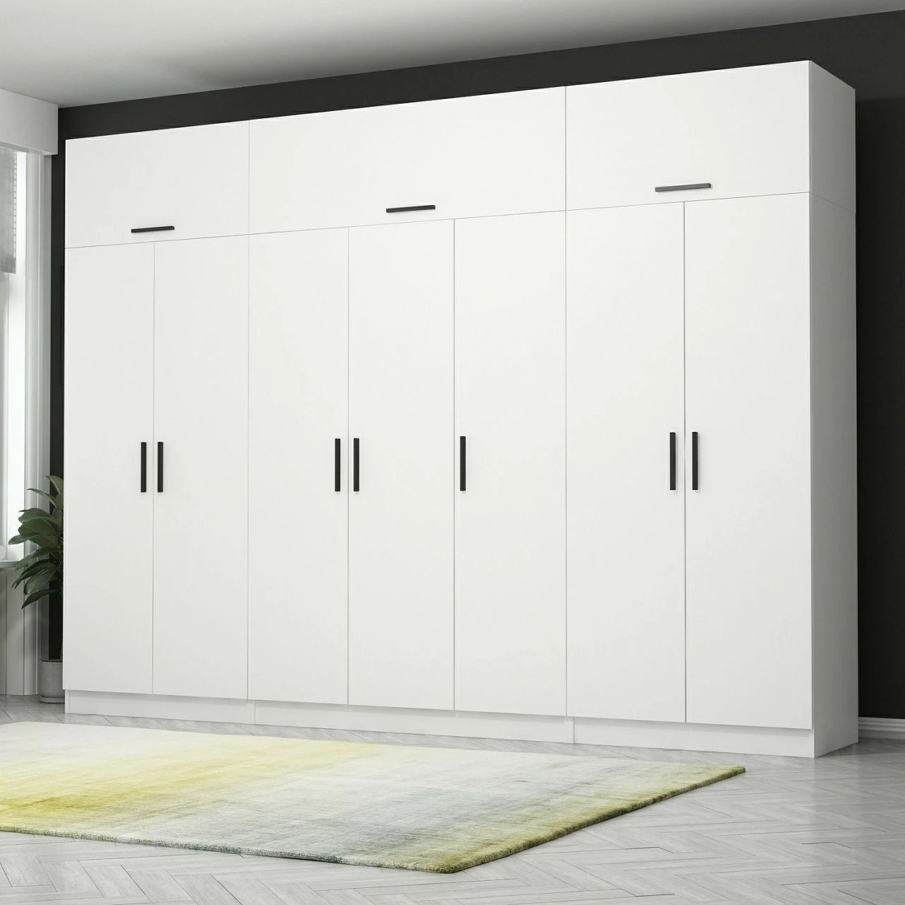 Dollap Skye Decor, i bardhë, 3088