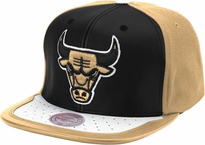 Kapelë Mitchell & Ness për meshkuj, ngjyrë krem dhe e zezë