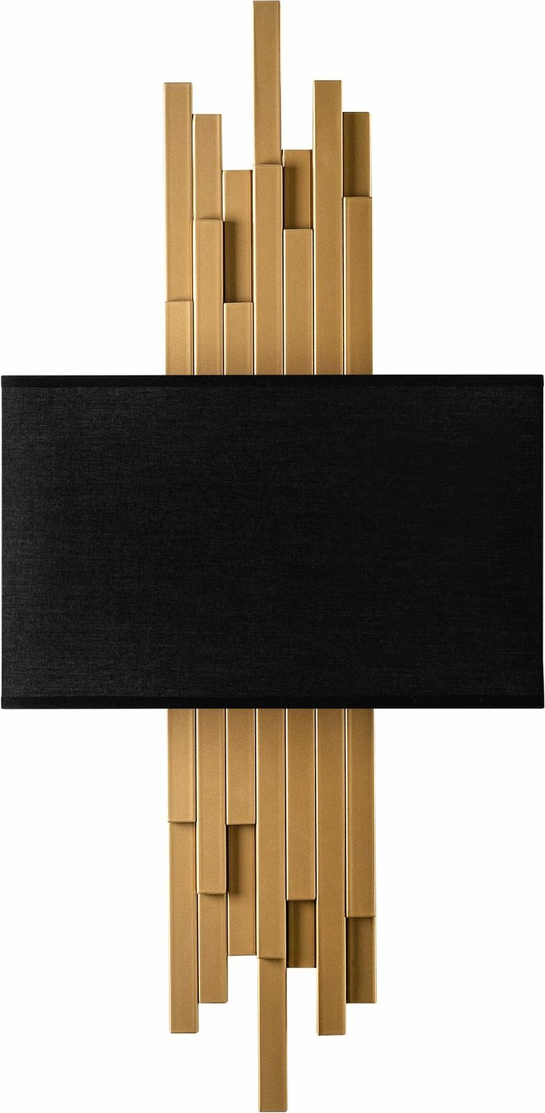 Llambë muri Opviq, Axıs - 15114, metal dhe tekstil, ngjyrë ari dhe e zezë