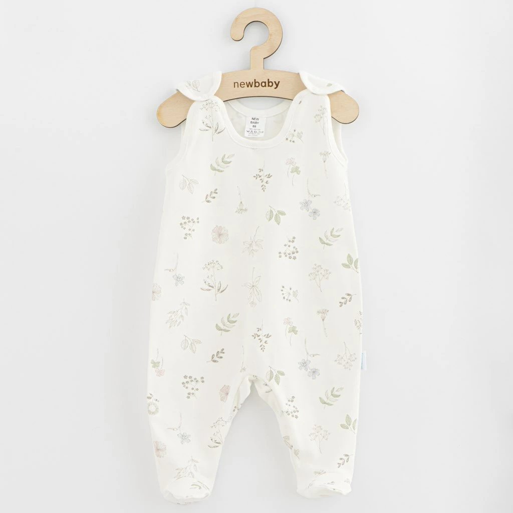 tutina për bebe, New Baby Zoe, 100% pambuk, madhësia 74 (6-9m), e bardhë