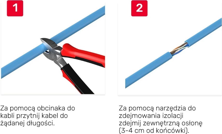 Konektorë RJ45 Unitek Cat 6, set 100 copë