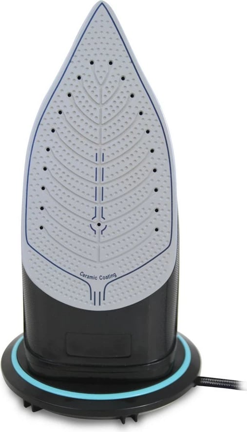 Hekur avulli pa kabëll, Esperanza Velvet, 2600W keramike, depo 300 ml, zi/blu deti