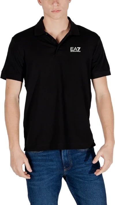 Polo Ea7 për meshkuj, e zezë