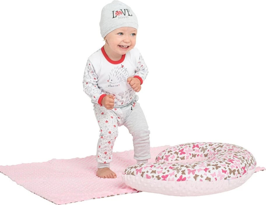 Batanije bebe, New Baby, 80x102 cm, minky + pambuk, blu