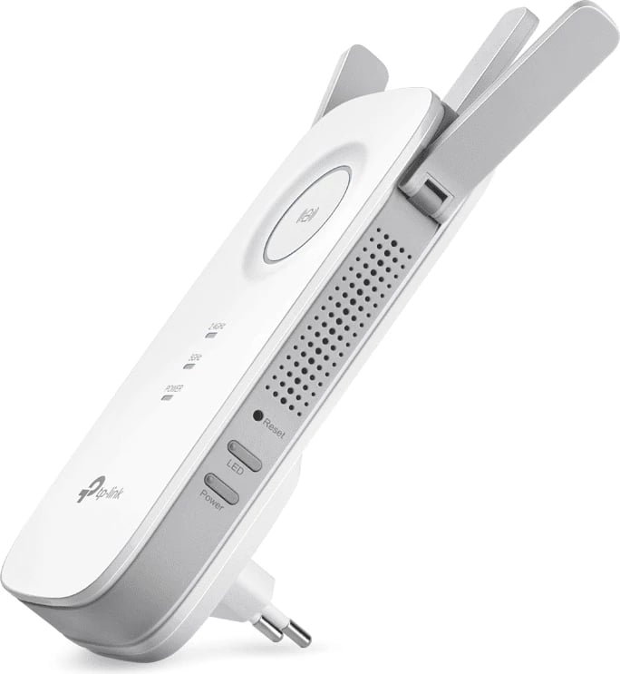 Përsëritës Wi‑Fi, TP-Link RE450, AC1750 dual-band, 3 antena, portë Gigabit, e bardhë