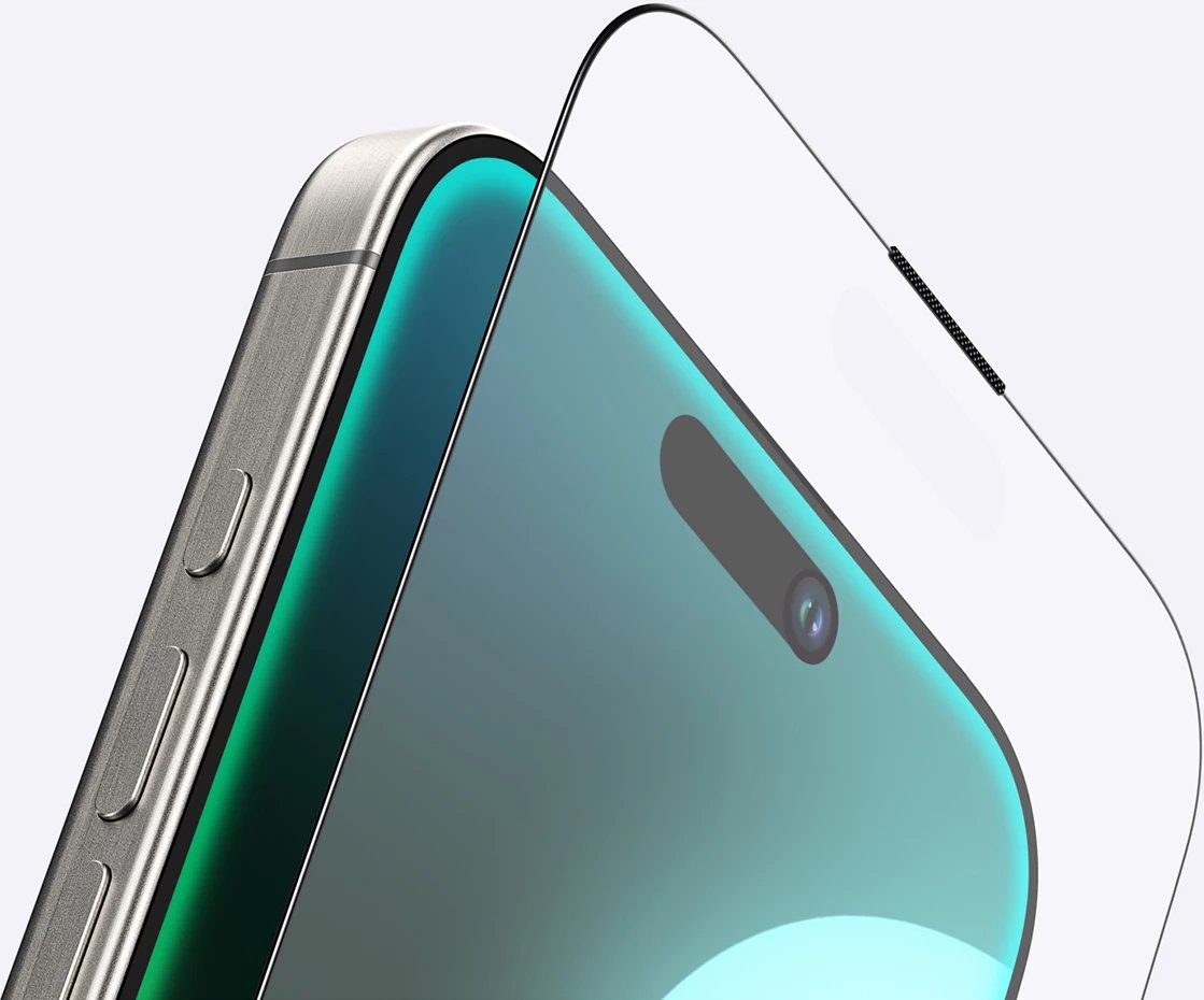 Xham mbrojtës AmazingThing Titan Matte Glass për iPhone 16, mat, transparent