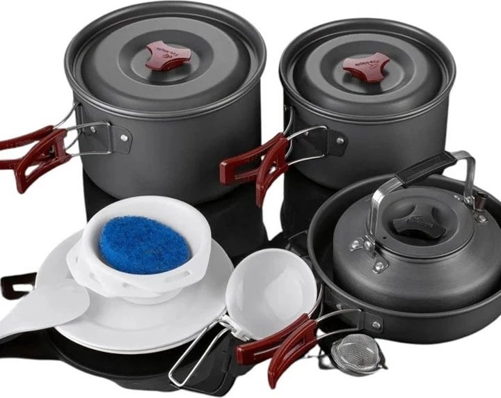 Set gatimi FIRE-MAPLE fmc-209, për kamping