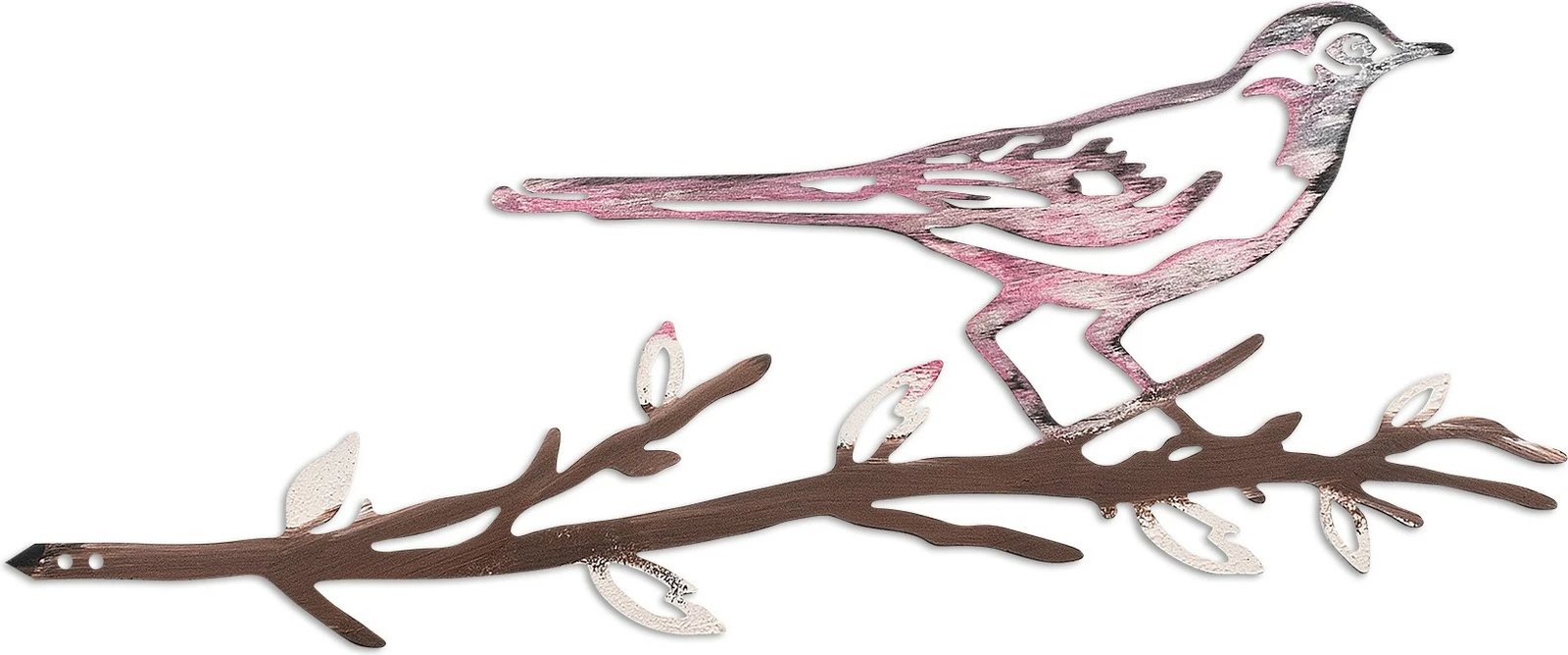 Objekt dekorativ kopshti Aberto Design, zog në degë, 25