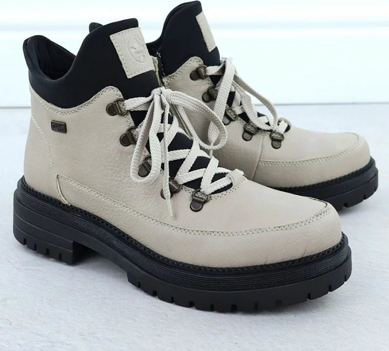 Çizme të shkurtra femra Rieker Y3158-60, bezhë