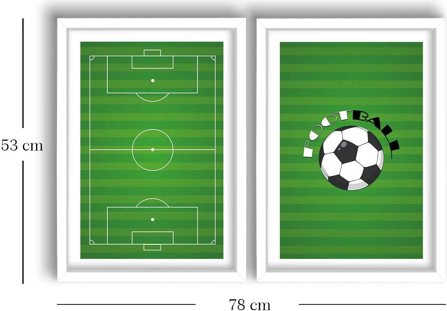 Pikturë dekorative me kornizë MDF (2 copë), Wallity, 2P3853BCT-007