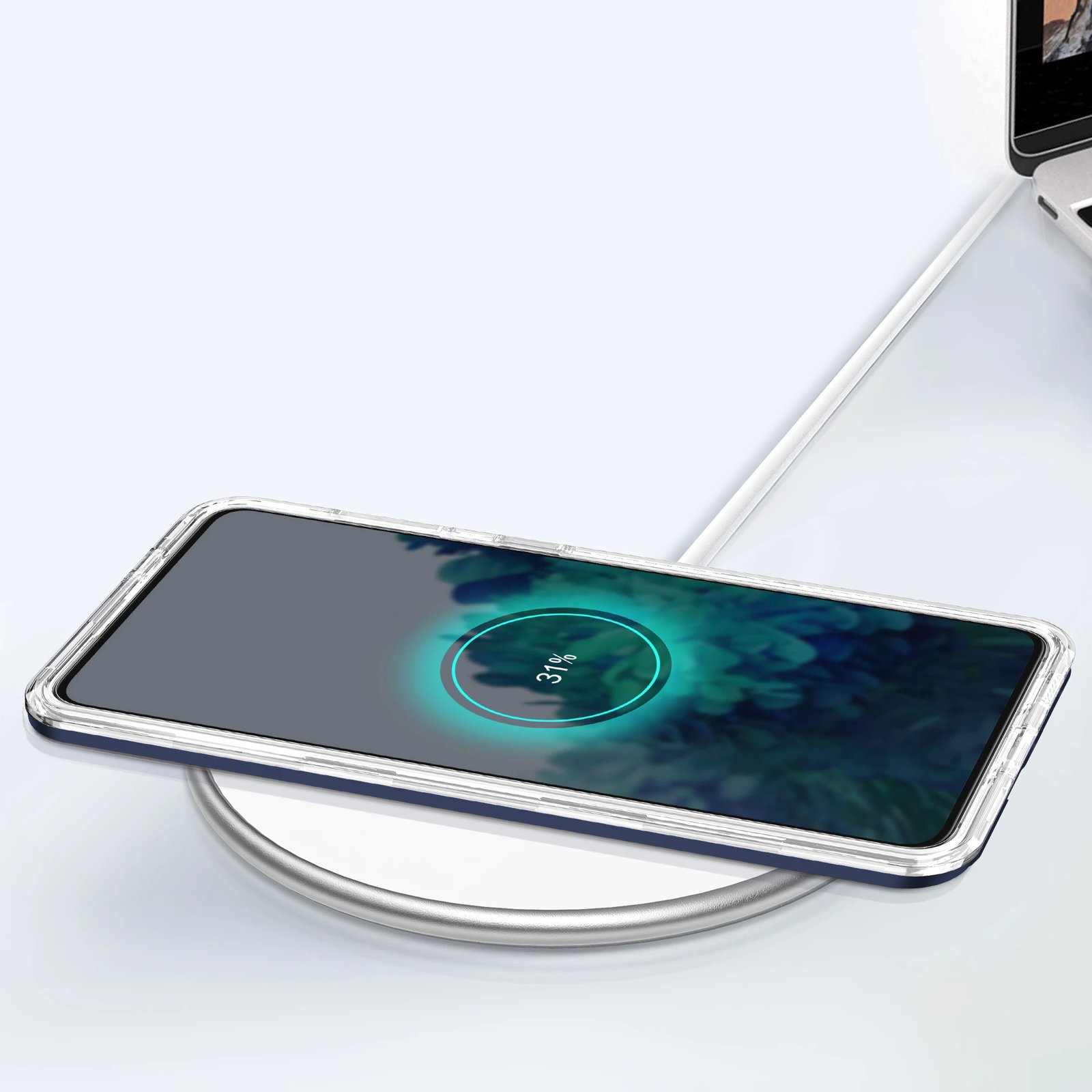 Mbështjellës Hurtel Hybrid Armor Clear 3in1 për Samsung Galaxy S22+, Kaltër/Transparent