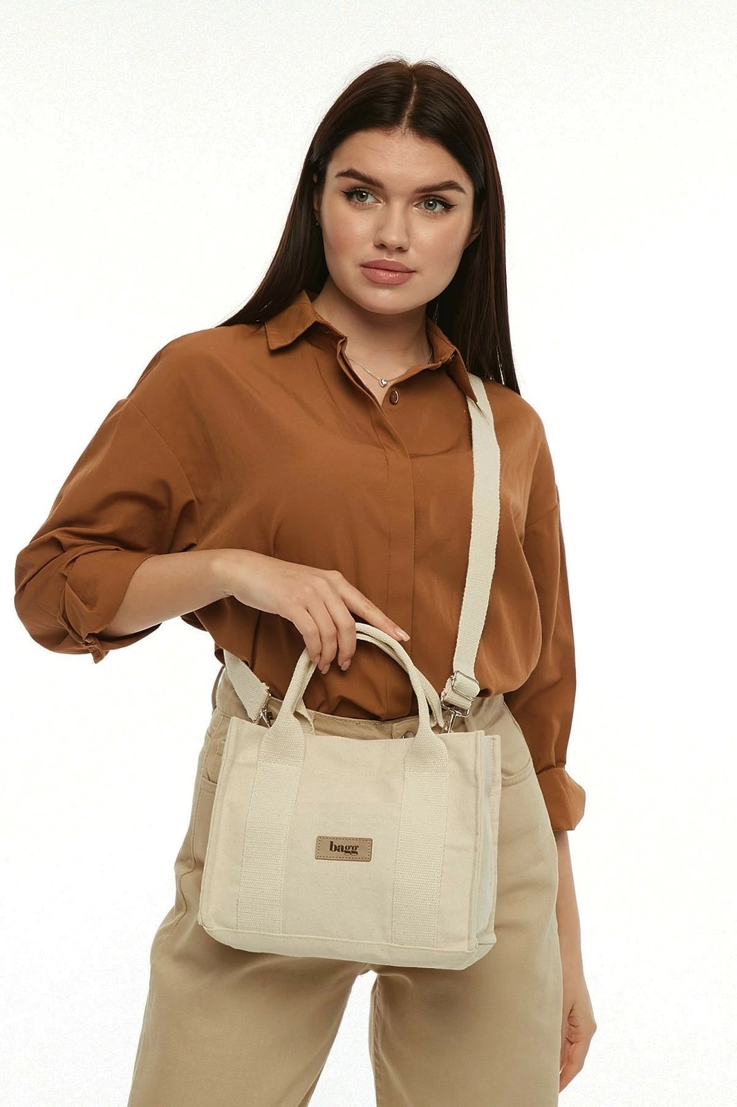 Tote bag krem Zoozie Bags, 2171