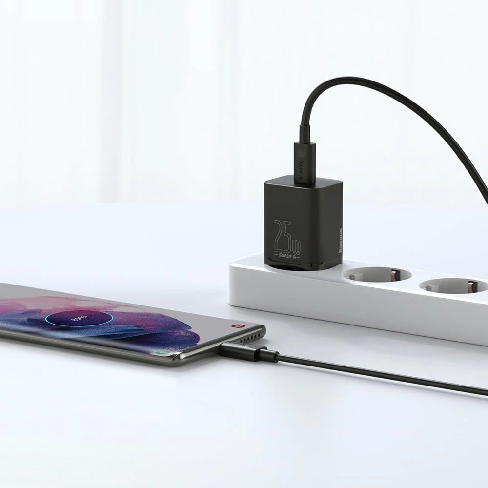 Karikues muri Baseus Super Si 1C, 25W, USB Type-C, i zi Karikues muri Baseus Super Si 1C, 25W, USB Type-C, i zi