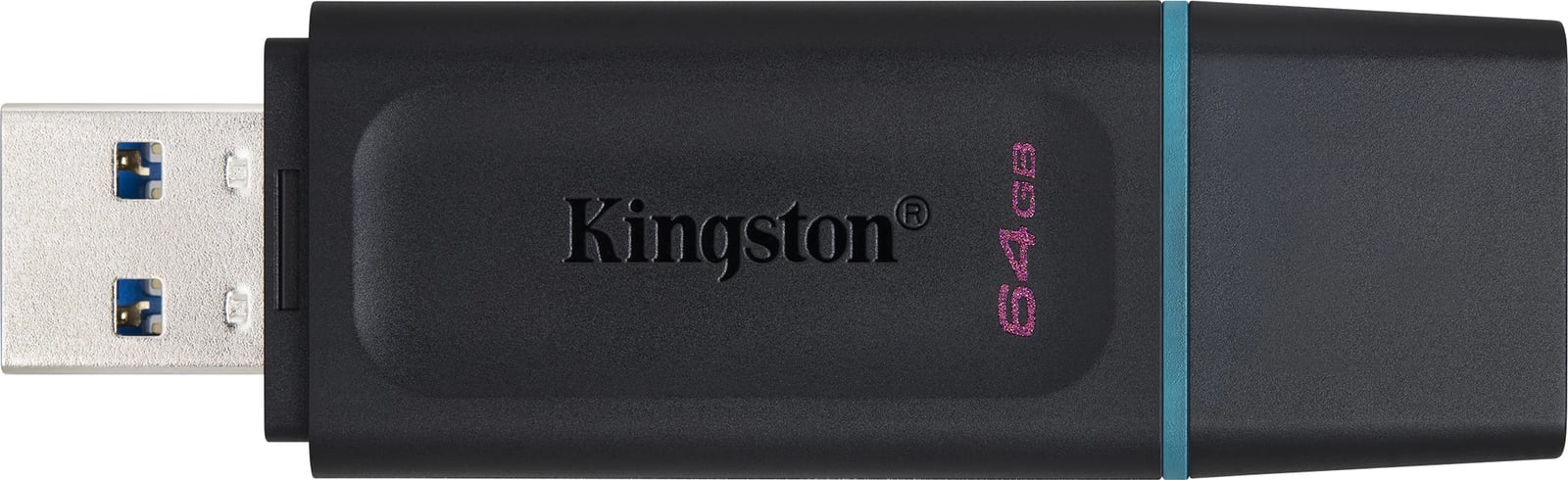 USB Kingston DataTraveler Exodia 64GB, USB-A 3.2, Ngjyrë e zezë