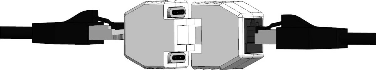 Mbështjellës magnetik ALLNET ALL-RJ45-MAGNET, RJ-45, i bardhë