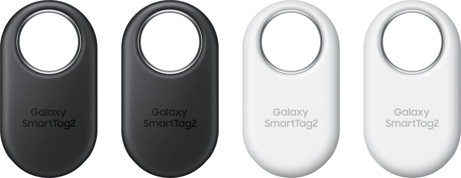 Tracker Bluetooth, Samsung, SmartTag2, Bluetooth 5.3, deri 120 m, bateri CR2032, bardhë + zi, 4 copë Tracker Bluetooth, Samsung, SmartTag2, Bluetooth 5.3, deri 120 m, bateri CR2032, bardhë + zi, 4 copë