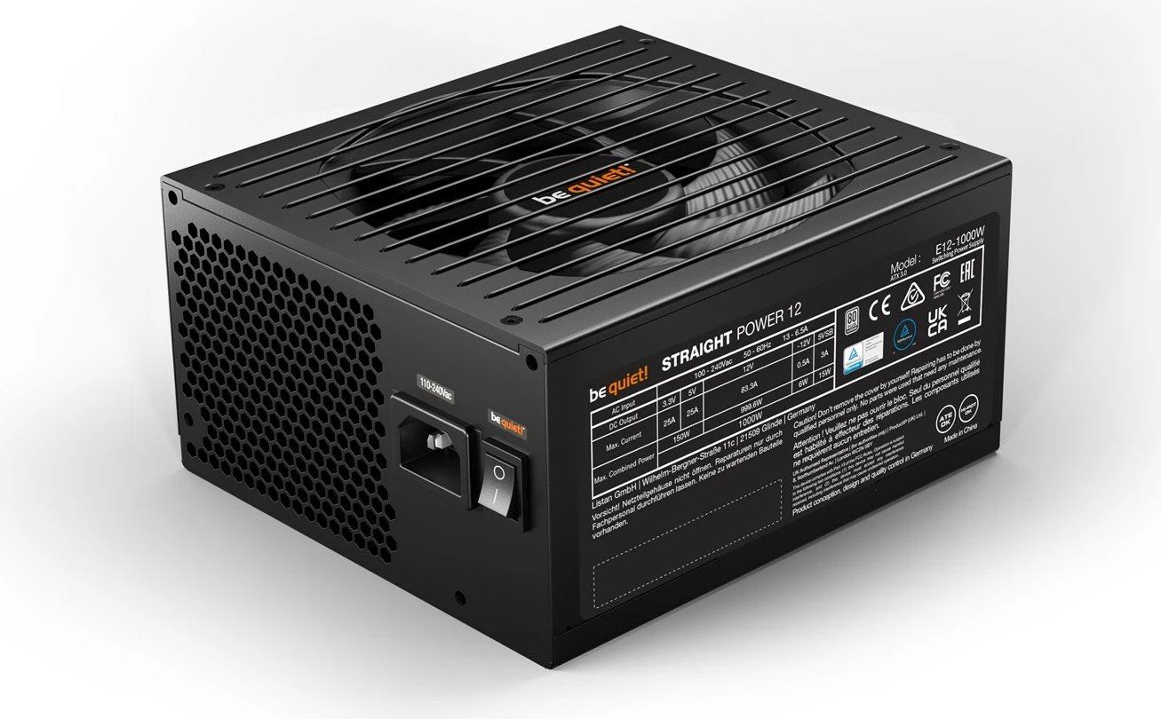 Furnizues energjie Be quiet!, Straight Power, 20+4 pin ATX , 1000W