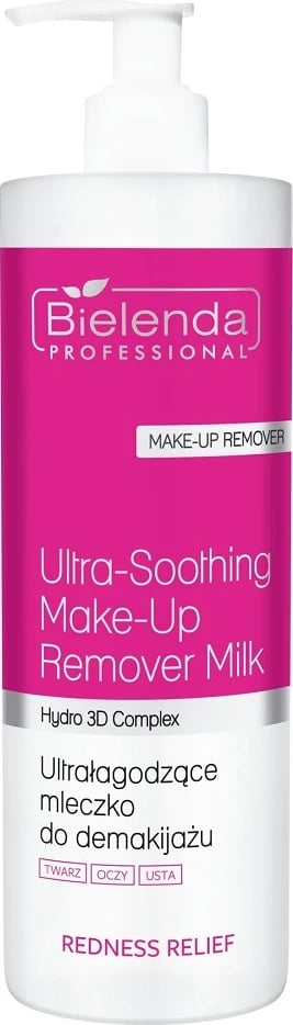 Qumësht pastrues për femra Bielenda Professional Redness Relief Soothing, 500ml