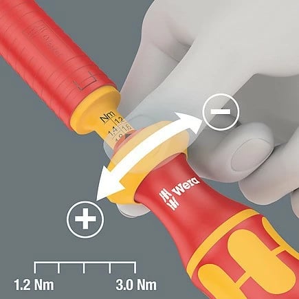 Set kaçavidash Wera 15 copë, me kufizues torku, me kasë tekstili, zi