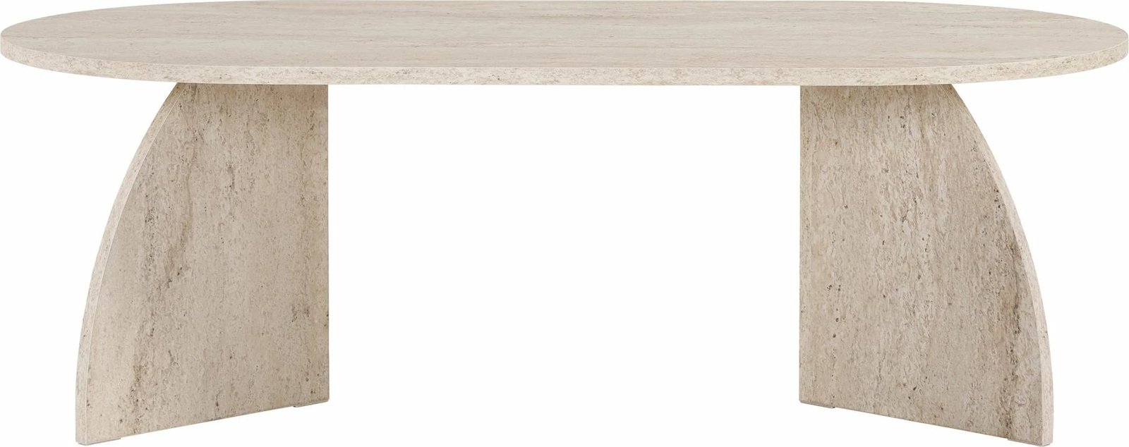 Tavolinë kafeje Nordure, ngjyrë travertin