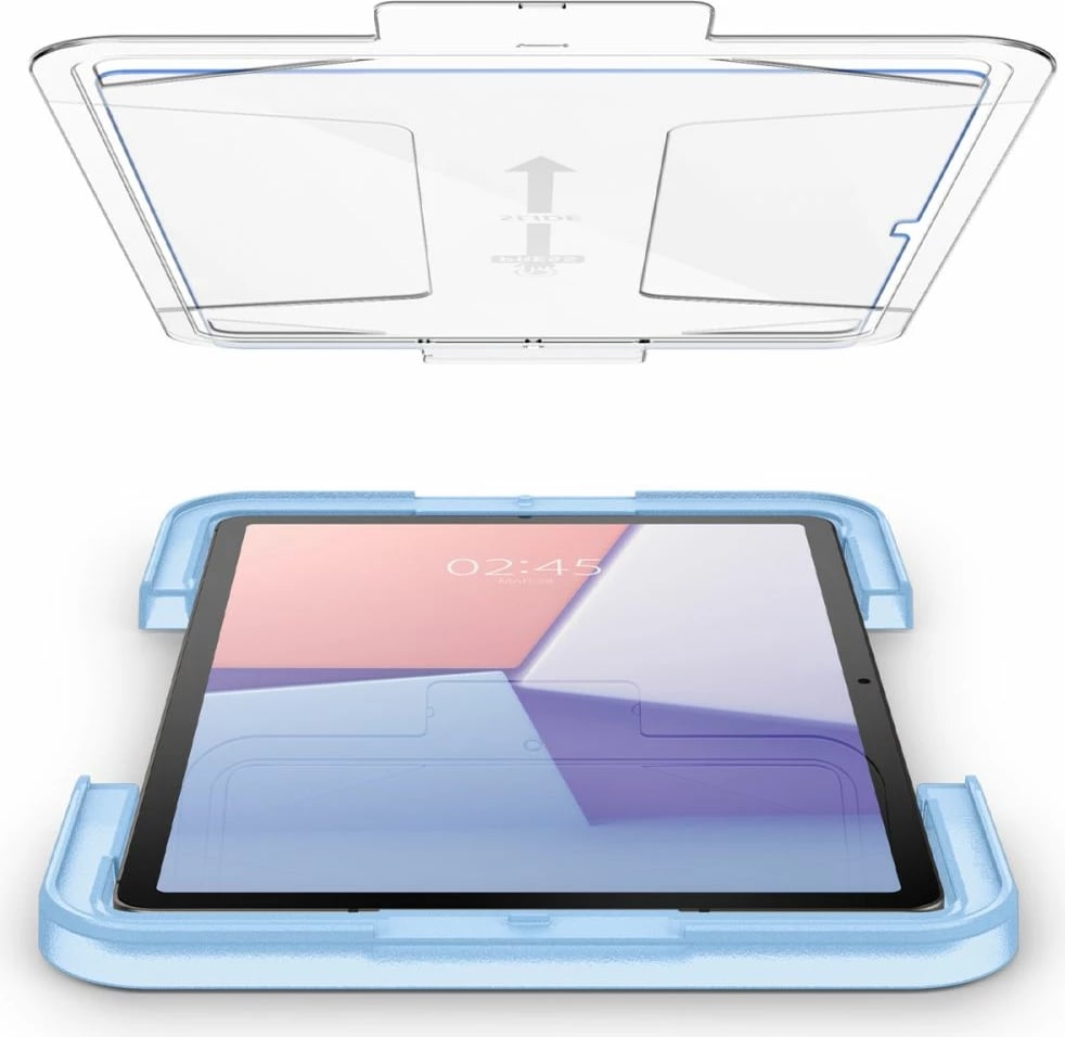 Xham i temperuar mbrojtës, Spigen Glas.tR EZ Fit, për Samsung Galaxy Tab S9 11'' X710/X716B, 0.2 mm 9H, kornizë montimi