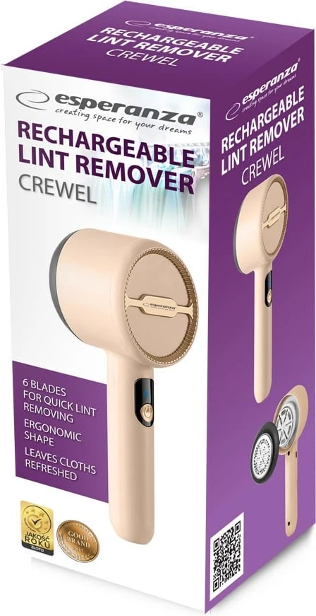 Makinë rroje për rroba Esperanza ECS011, pa kabllo, Inox