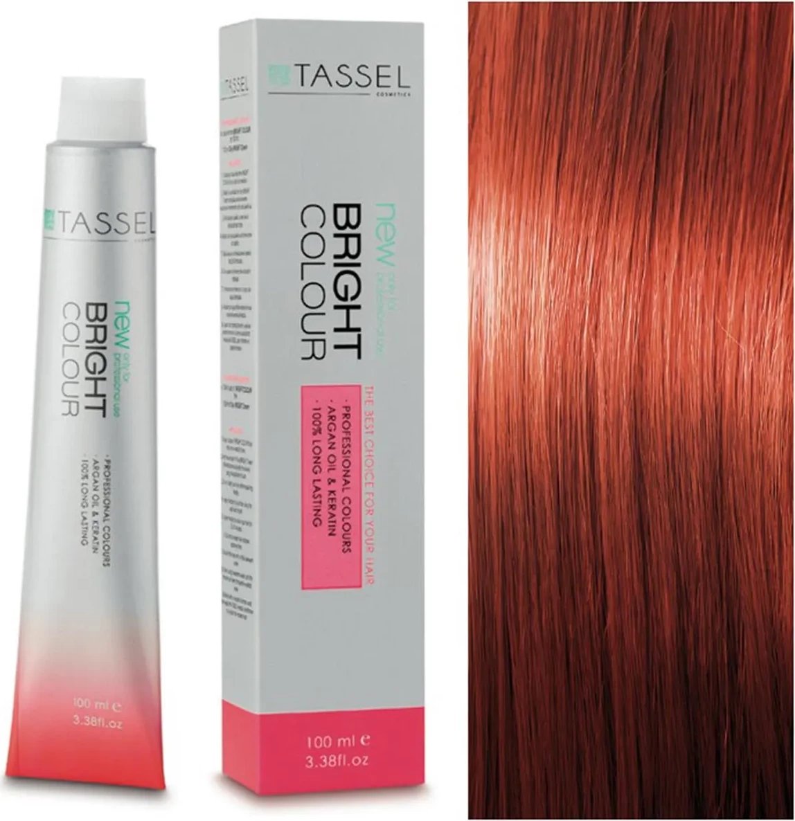 Ngjyrë për flokë unisex Eurostil Bright Colour 7.43 Rubio Medio Cobre Dorado 100ml 1 copë