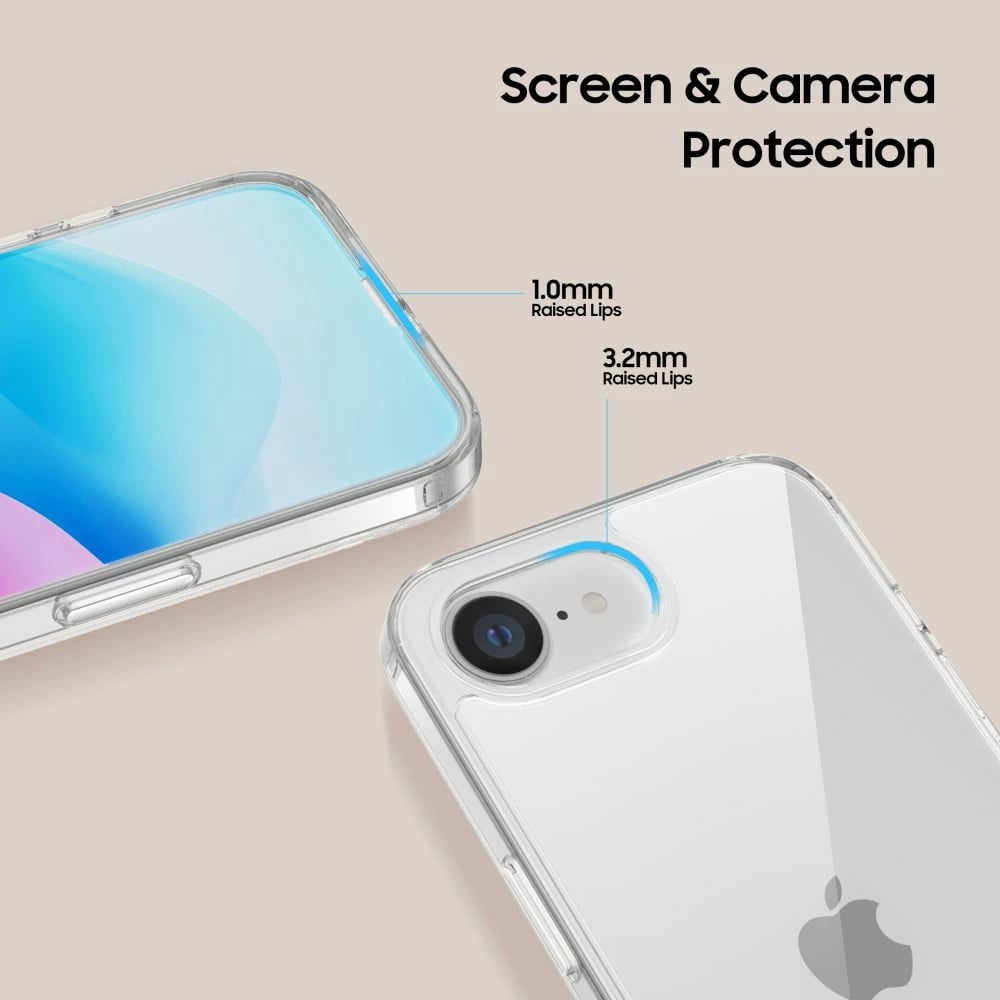 Mbështjellës Tech-Protect FlexAir Hybrid për Nothing Phone 3A Pro, Transparent