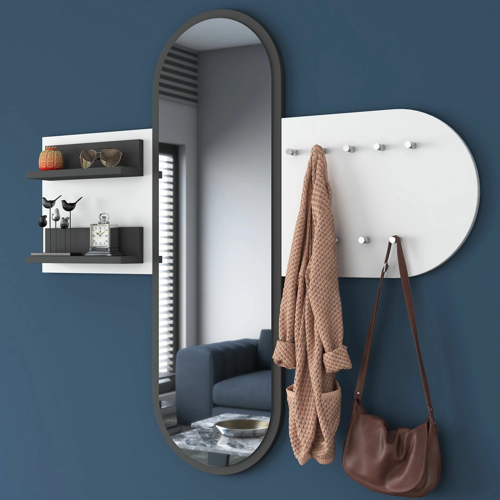 Stendë korridori Hanah Home, P3 - 3776, ngjyrë e bardhë