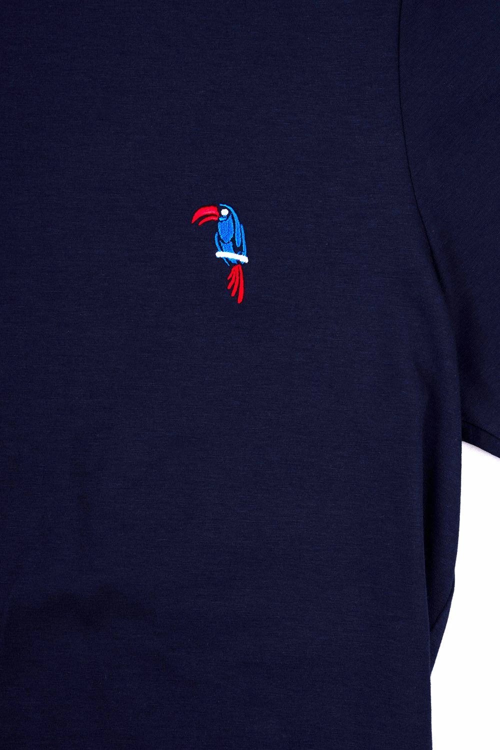 Bluzë për meshkuj Jumeon, papagall, ngjyrë e kaltër e errët