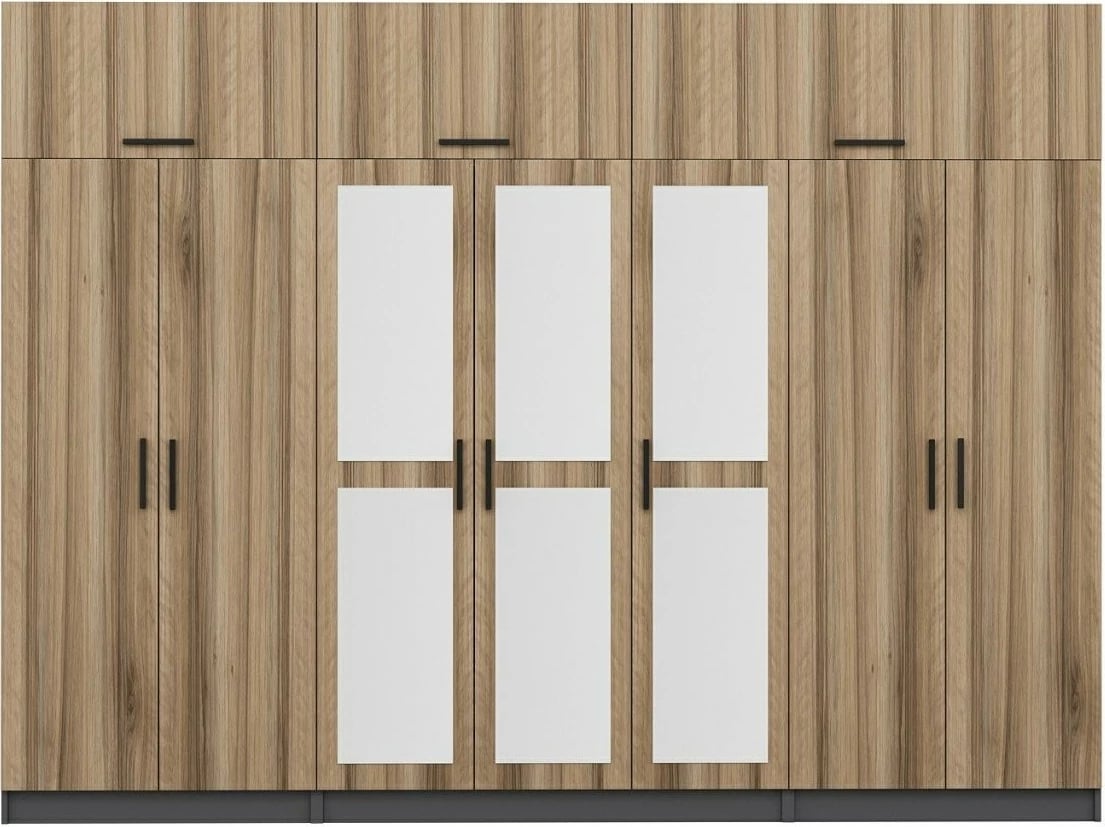 Dollap Skye Decor, ngjyrë arre dhe antracit, Kale - 5217