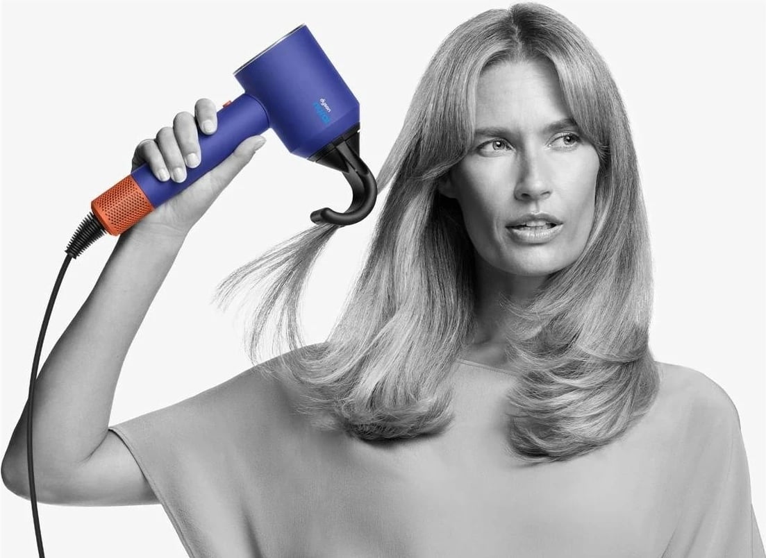 Tharëse flokësh Dyson Supersonic Nural, 1600W, kaltër/topaz
