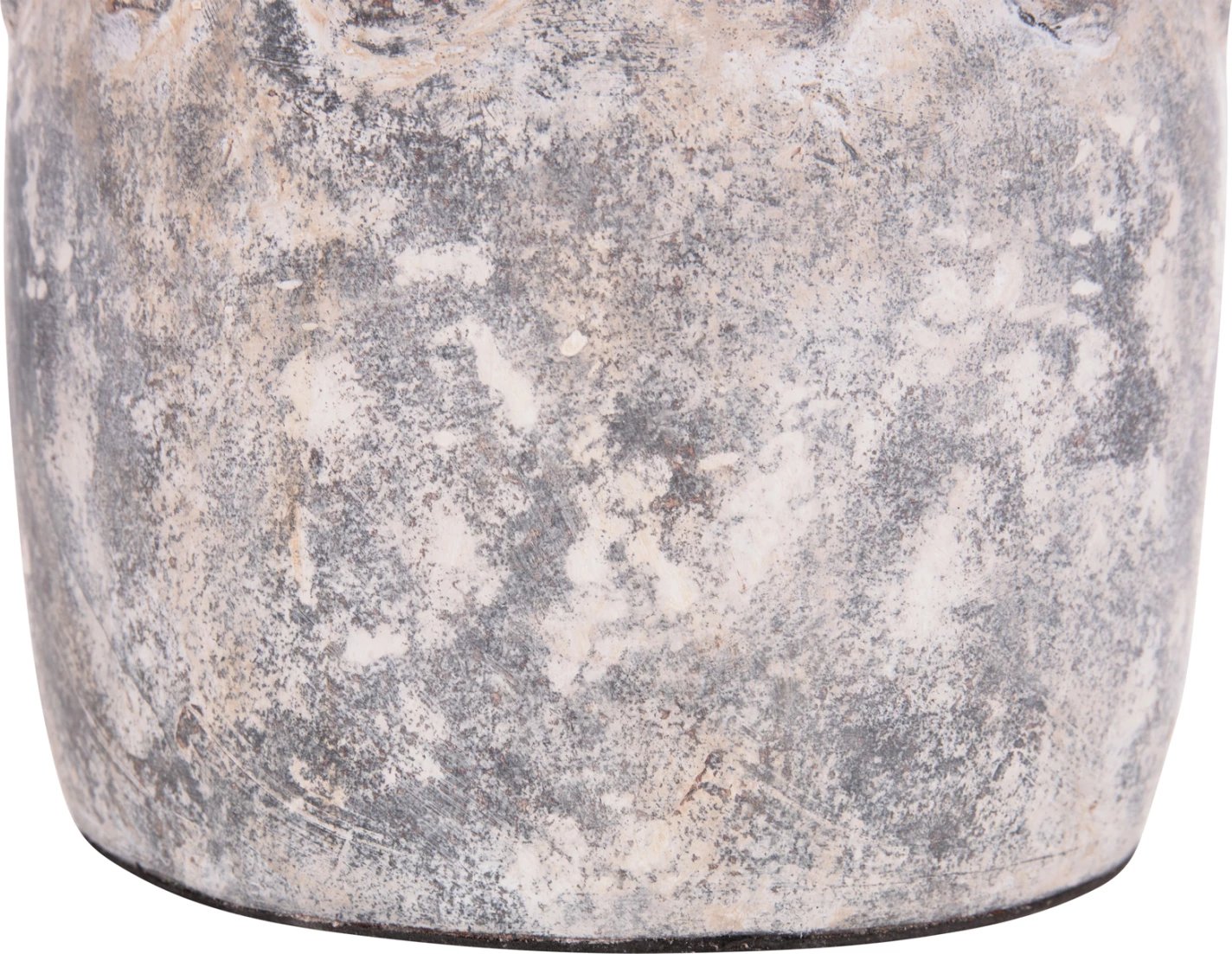 Vazo dekorative tavoline, terrakote, ngjyrë gri, VERMO FH4392, 20x19cm Vazo dekorative tavoline, terrakote, ngjyrë gri, VERMO FH4392, 20x19cm