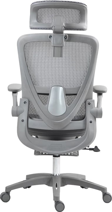 Karrige pune menaxheri Zenyk, rrjetë speciale, e zezë dhe e bardhë, 63x70x126cm