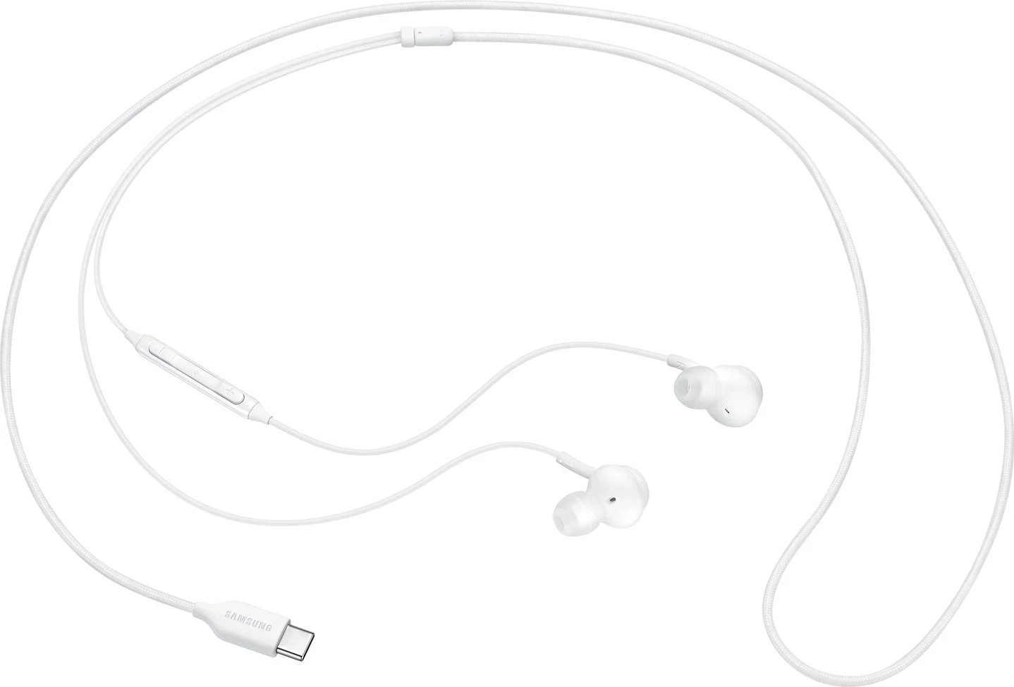 Kufje Samsung EO-IC100, me tela, USB Type-C, të bardha