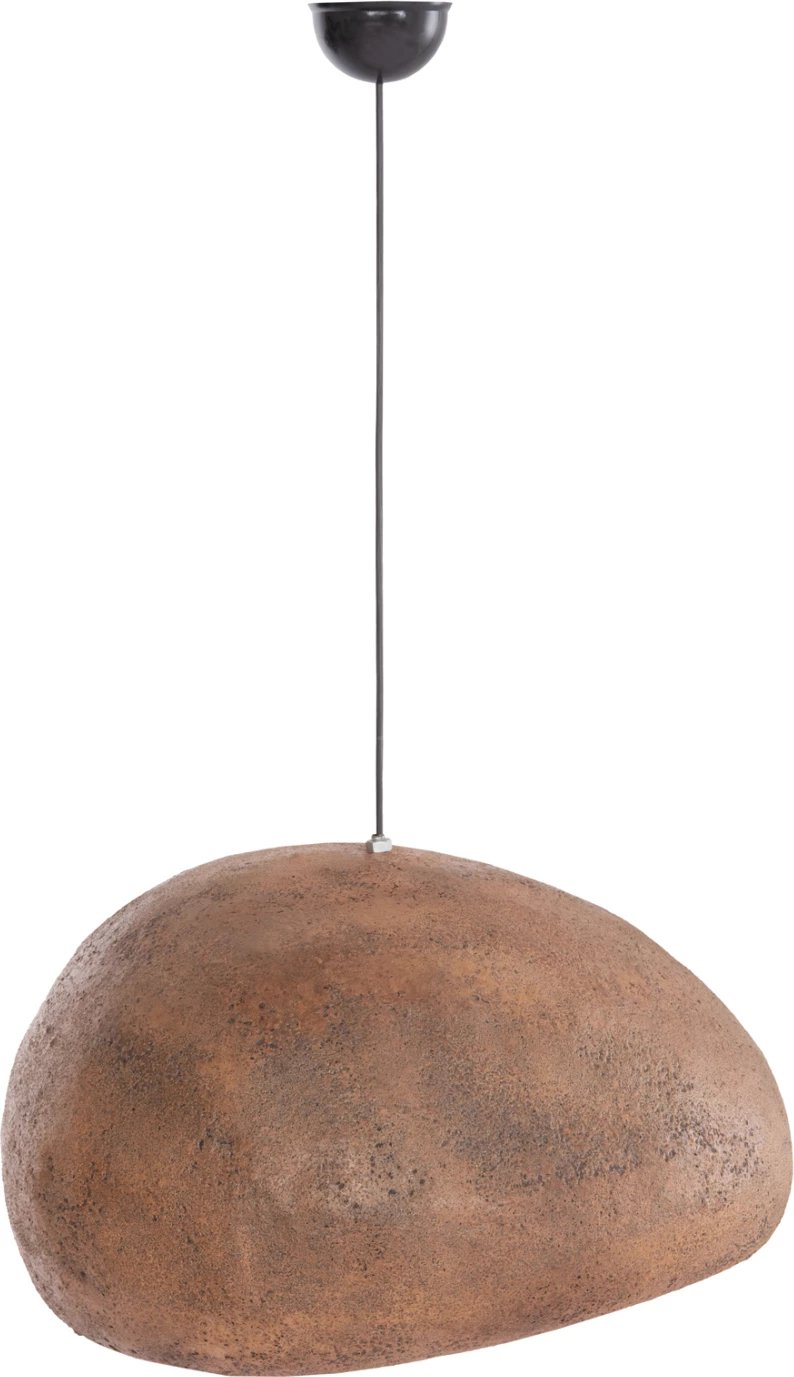 Llambë varëse për tavan, pamje guri, STONER (M) FH4418, bezhë e errët, 56x31x31H cm.