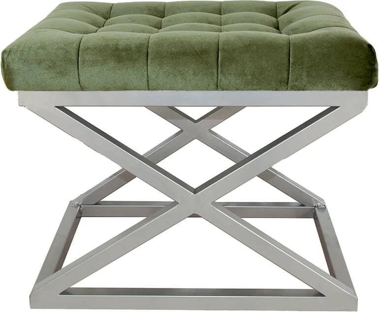 Puf Atelier del Sofa, kros silver, fuchsia v2