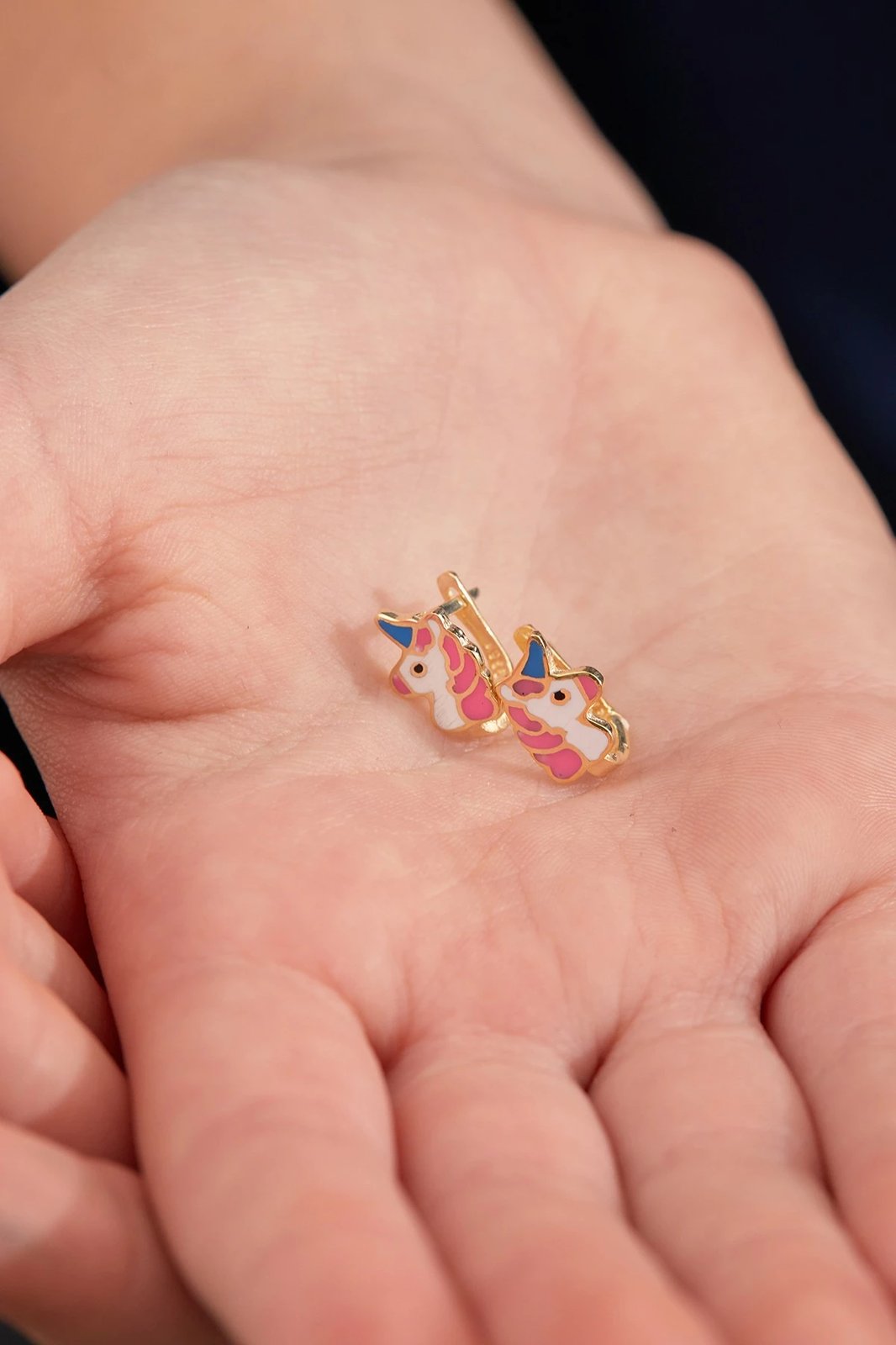 Vathë argjendi shumëngjyrësh, model njëbrirëshi, Elika Silver, CTELKYS60319