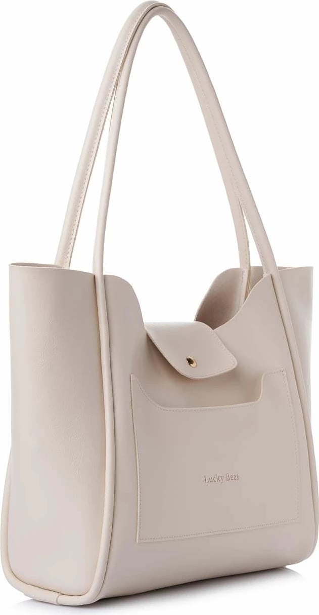 Çantë shpatull për femra, Lucky Bees, krem, Esme