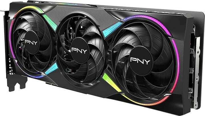 Kartë grafike PNY GeForce RTX 5060 Ti, 8GB DDR7, ARGB, OC, PCI-E 5.0, e zezë