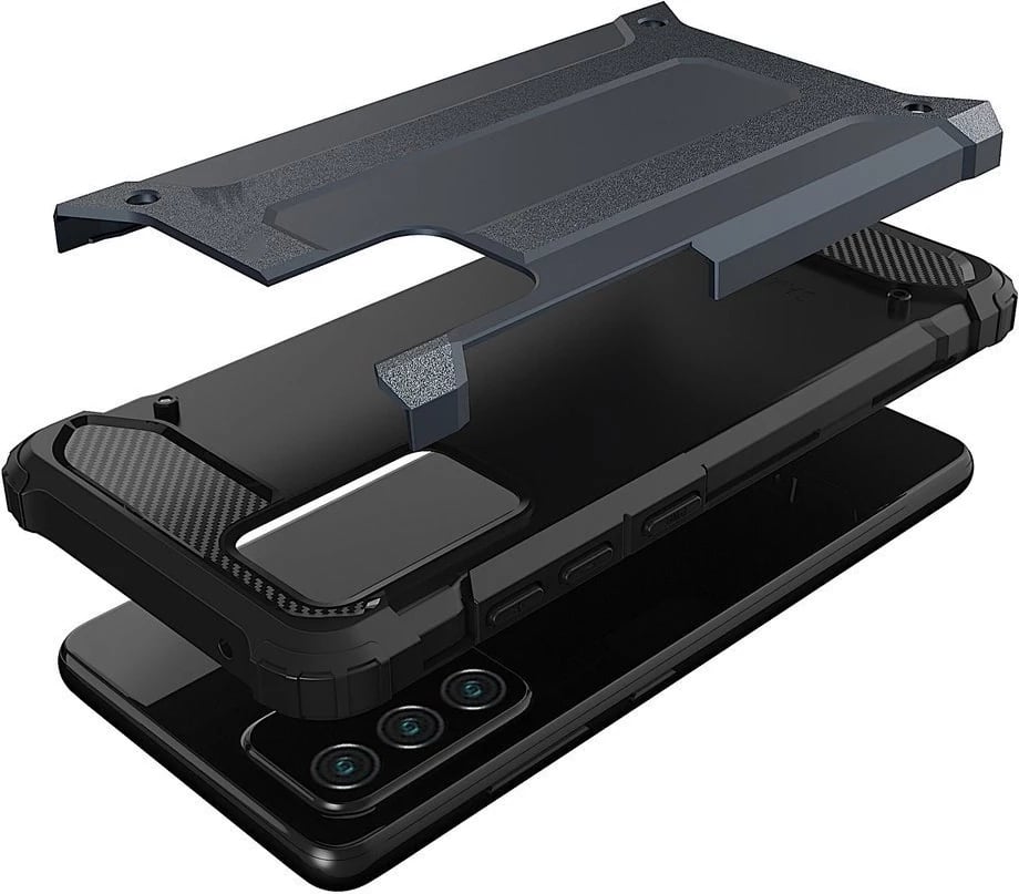 Mbështjellës Hurtel Hybrid Armor për Samsung Galaxy A36, Blu
