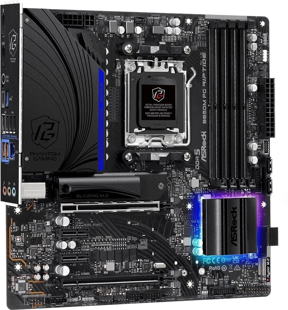Pllakë amë ASRock B650M PG Riptide, Chipset B650