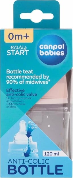 Biberon për foshnje Canpol babies Royal Baby Easy Start Anti-Colic Little Princess 120ml