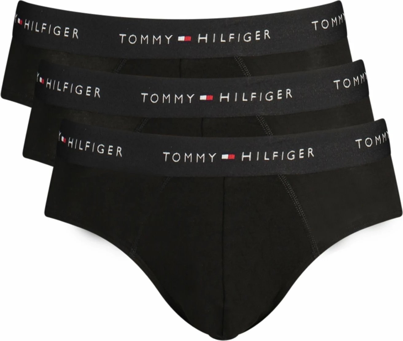 Të brendshme për meshkuj Tommy Hilfiger tri-pack, të zeza