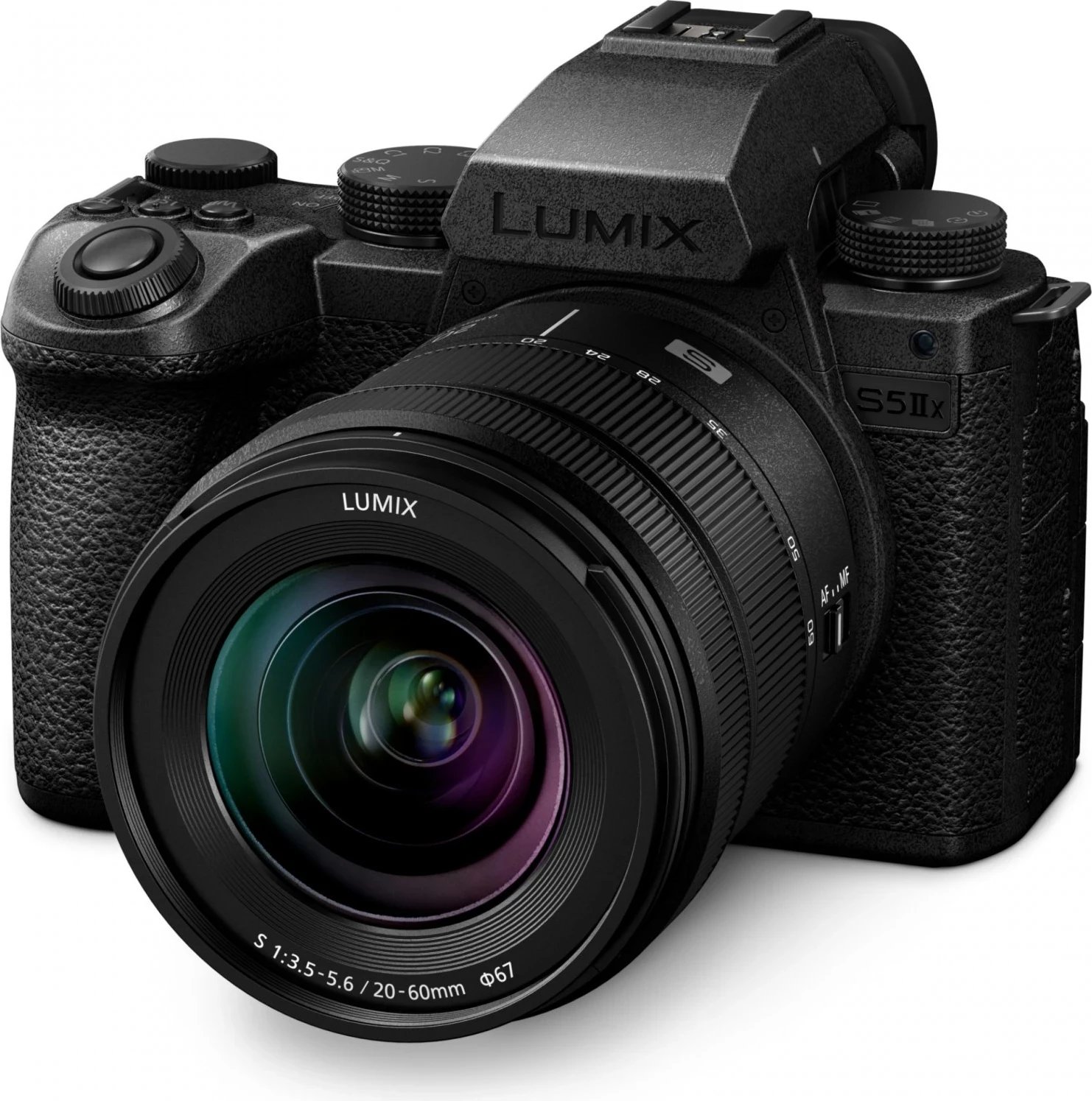 Kamera Panasonic LUMIX S DC-S5M2 me objektiv LUMIX S 20–60 mm, F3,5–5,6