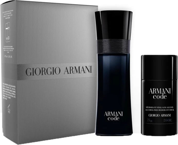 Set Giorgio Armani, Eau De Toilette + Deo Armani Code, 2 x 75 ml