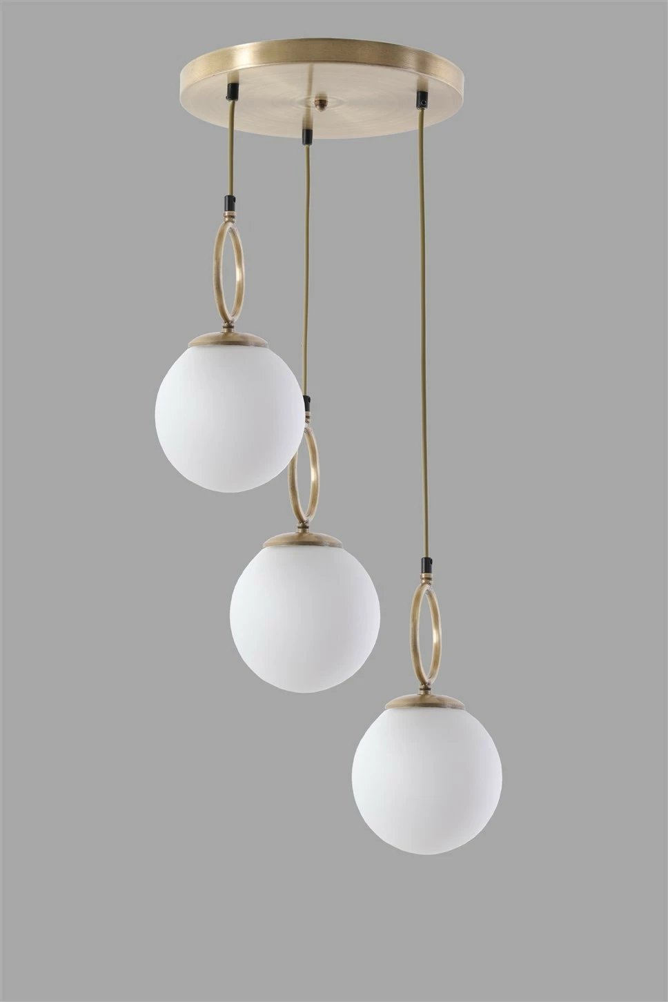 Llambë tavani Opviq Morino, 3 gota të bardha, varëse