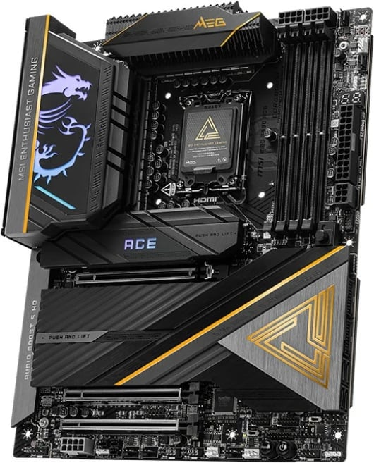Pllakë amë MSI MEG Z890 ACE, Intel, LGA 1851, 256 GB, DDR5-SDRAM, e zezë