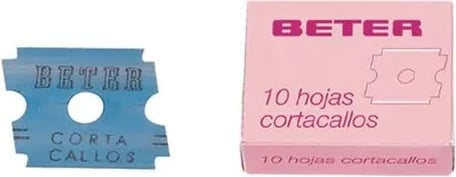 Tehe për pedikyr Beter Blades Whites 10 copë unisex
